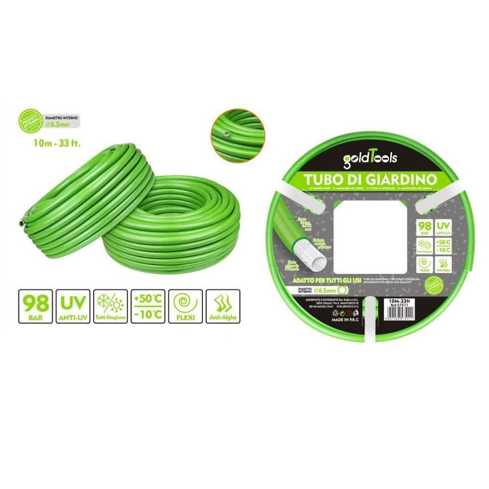 Tubo Per Giardino Irrigazione In Pvc Verde Pompa Acqua 10metri 33ft Ø6.5mm 57511 Giardino e giardinaggio/Attrezzi da giardino e attrezzature per l'irrigazione/Attrezzature per l'irrigazione/Pompe e accessori/Tubi per irrigazione Trade Shop italia - Napoli, Commerciovirtuoso.it