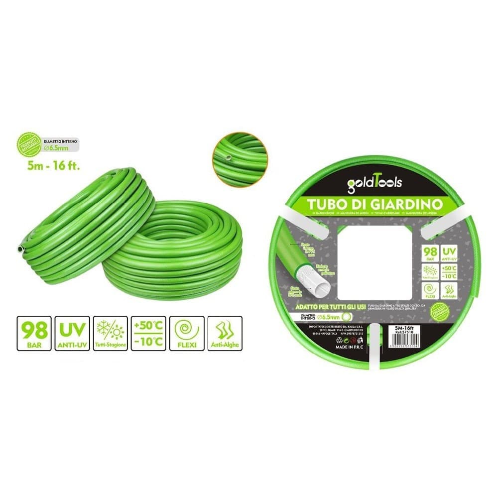 Tubo Per Giardino Irrigazione In Pvc Verde Pompa Acqua 5 Metri 16ft Ø6.5mm 57510 Giardino e giardinaggio/Attrezzi da giardino e attrezzature per l'irrigazione/Attrezzature per l'irrigazione/Pompe e accessori/Tubi per irrigazione Trade Shop italia - Napoli, Commerciovirtuoso.it