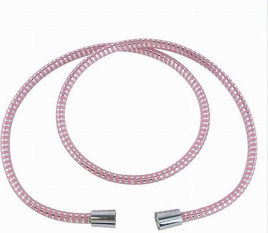 TUBO RICAMBIO LACCIO FLESSIBILE DOCCIA 1.5 MT LACCIO PVC RIVESTIMENTO ROSA 87293 in Flessibili doccia Trade Shop italia - Napoli, commercioVirtuoso.it