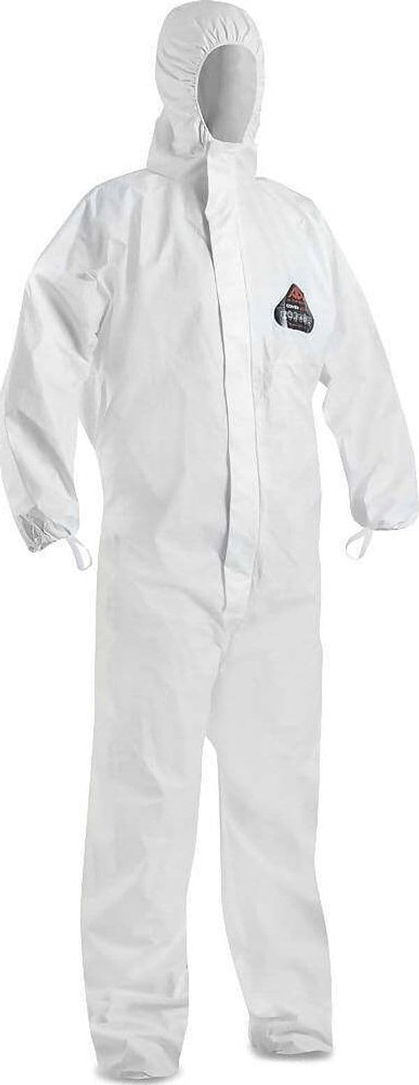 Tuta contro Rischio Chimico Biologico Virus Cat. III Classe 5/B 6/B Prodotto con IVA Agevolata 5% Con Cappuccio Active Gear in Tute da imbianchino Dresswork - Como, commercioVirtuoso.it