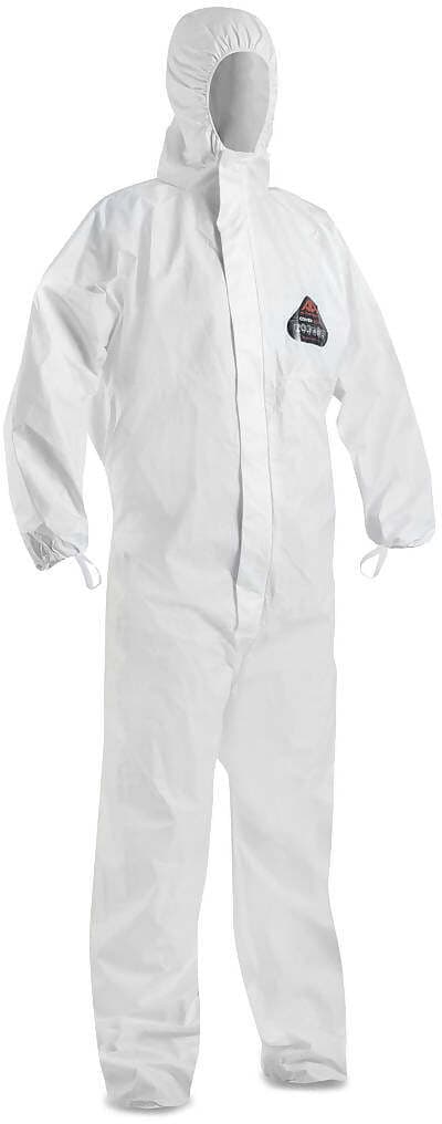 Tuta contro Rischio Chimico Biologico Virus Cat. III Classe 5/B 6/B Prodotto con IVA Agevolata 5% Con Cappuccio Active Gear in Tute da imbianchino Dresswork - Como, commercioVirtuoso.it