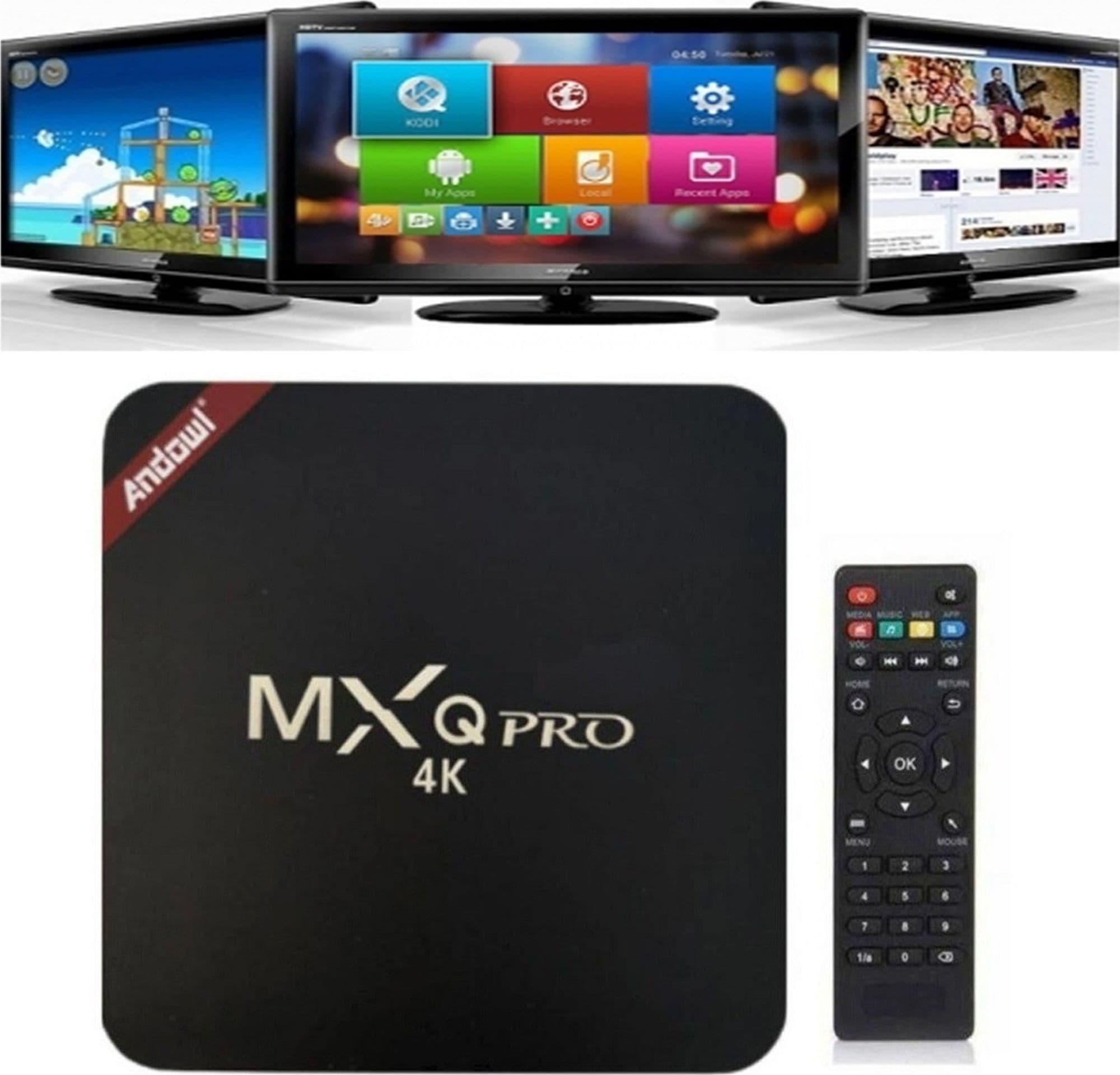 Tv Box Q-a106 Mxq Pro 4k Ultra Hd Sistema Operativo Android 10.0 2gb Ram 16gb Elettronica/Home Cinema TV e video/Dispositivi per lo Streaming/Client Streaming Trade Shop italia - Napoli, Commerciovirtuoso.it