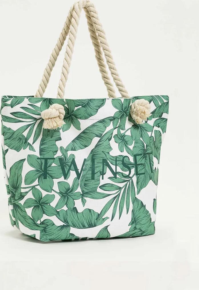 TWINSET | Borsa mare tote in canvas stampato Moda/Donna/Borse/Borse Tote You Store - Messina, Commerciovirtuoso.it