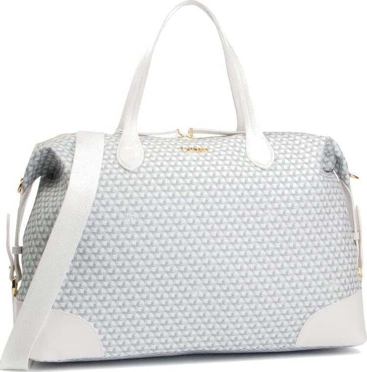 TWINSET Tote Bag motivo farfalle stampato grigio chiaro e bianco Moda/Valigie borse e accessori da viaggio/Valigie e set da viaggio/Valigie Scontolo.net - Potenza, Commerciovirtuoso.it