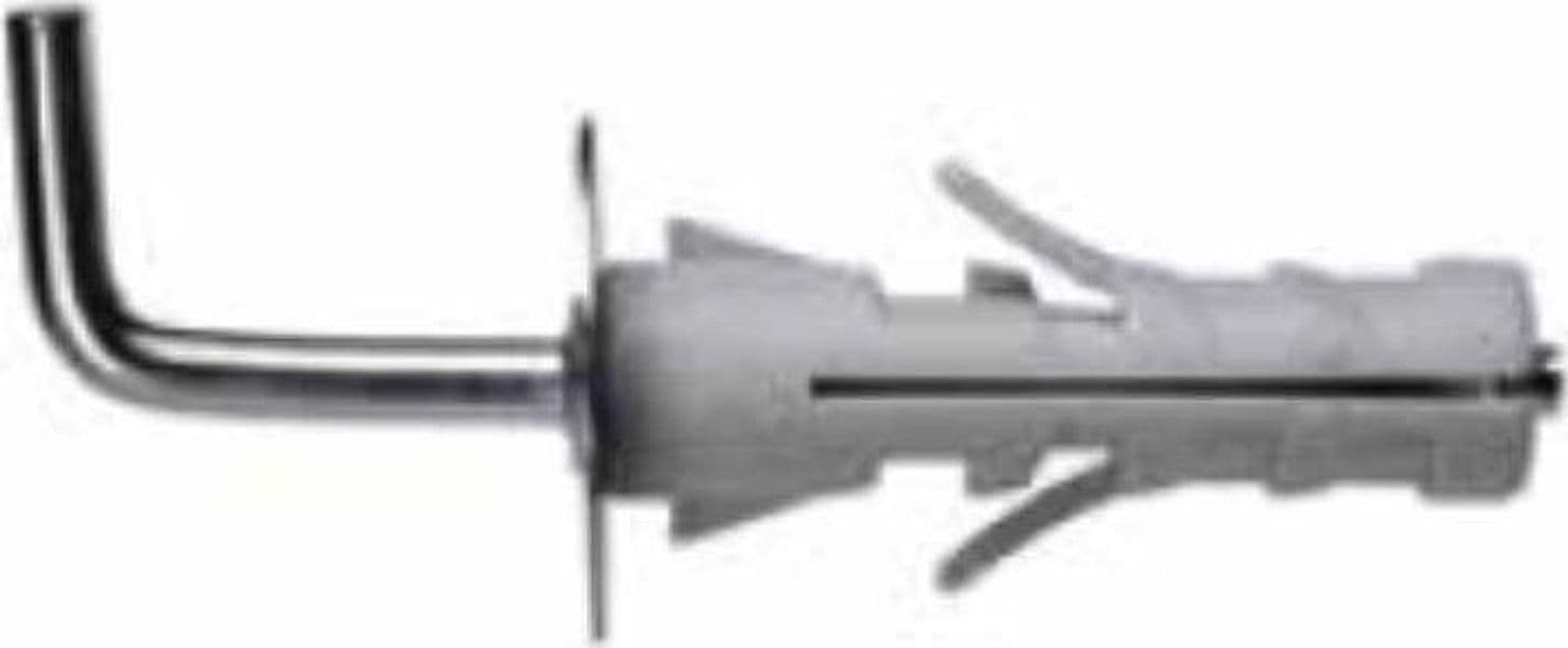 UNIFIX---6-PEZZI---TASSELLO-IN-NYLON-CON-PITONERIA-A-GANCIO-LUNGO-12MM