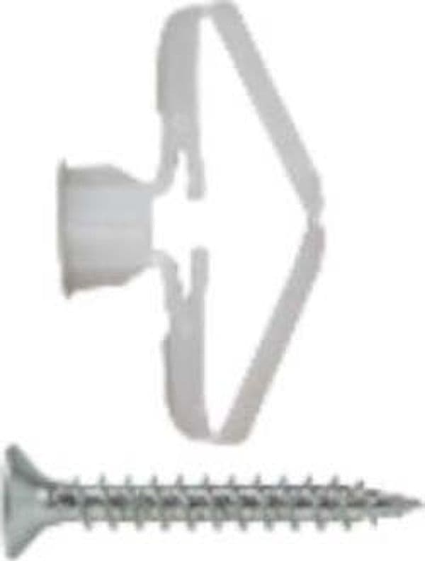 UNIFIX---TASSELLO-IN-NYLON-PER-PARETI-VUOTE-PV-CON-VITE-A-TESTA-PIANA-SVASATA-ZINCATA-9X38MM-10PZ