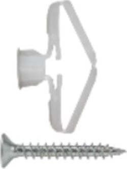 UNIFIX---TASSELLO-IN-NYLON-PER-PARETI-VUOTE-PV-CON-VITE-A-TESTA-PIANA-SVASATA-ZINCATA-9X38MM-10PZ
