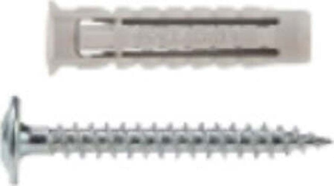 UNIFIX---TASSELLO-IN-NYLON-UNIVERSALE-CON-BORDINO-CON-VITE-ATESTA-PIANA-LARGA-6X30MM-50PZ