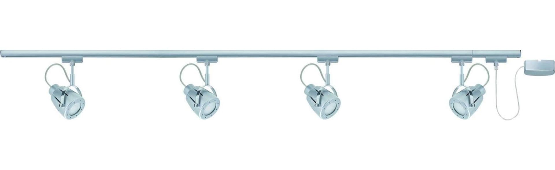 URail,-Energy-saving-bulb-set,-4x11W,-Mega-230V,-GU10,-Chrome-matt