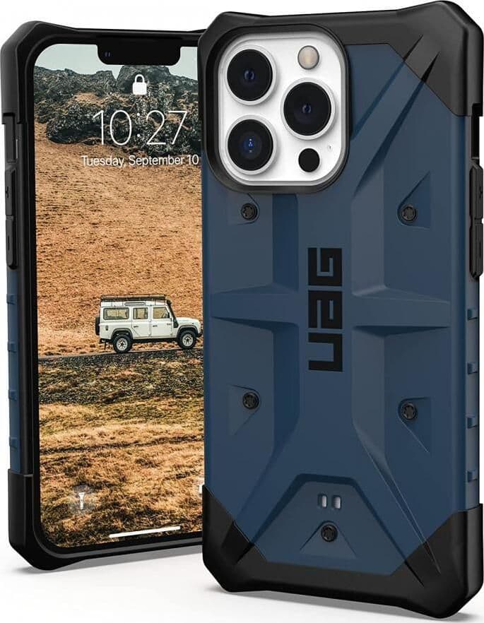 Urban-Armor-Gear-Pathfinder-Custodia-compatibile-con-Apple-iPhone-13-[Compatibile-con-la-ricarica-wireless,-Protezione-standard