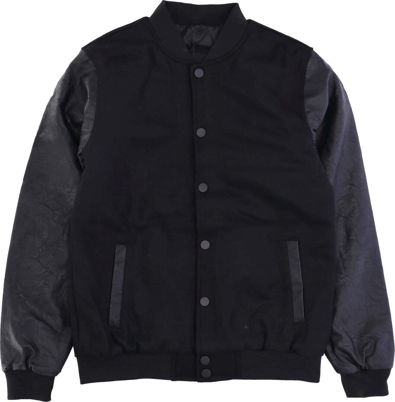 URBAN-CLASSICS-Giubbotto-College-Uomo-Oldschool-College-Jacket-Black/black-da-uomo