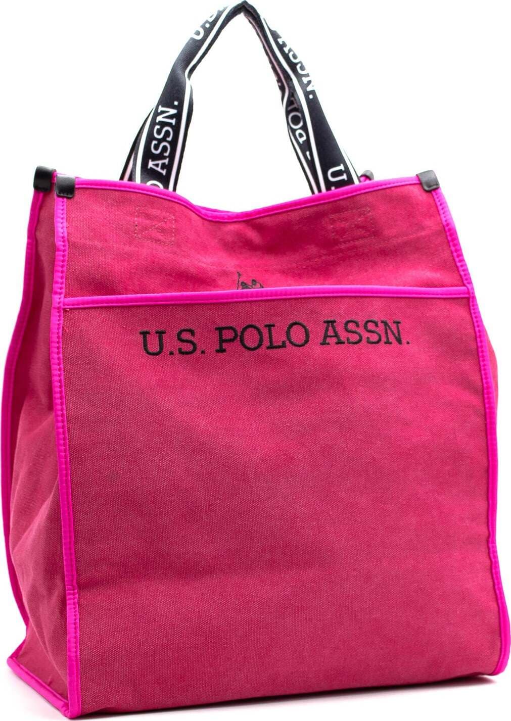 U.S. Polo Assn Beuhx2832wuy601 Borsa a Mano Donna Rosa Con Tracolla E Chiusura a Clip Magnetica Borsa Shopping Con Doppio Manico E Logo a Vista 35/50x40x21 Cm Moda/Donna/Borse/Borse a mano Starbag - Gaeta, Commerciovirtuoso.it