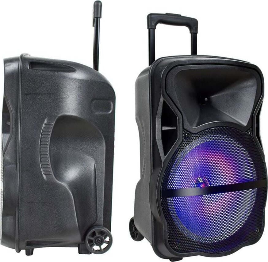 V-TAC AUDIO VT-6312 SOUNDOR 12 TROLLEY CASSA ATTIVA 35W CON BLUETOOTH KARAOKE LED RGB TELECOMANDO E MICROFONO - SKU 7737 Elettronica/Audio e video portatile/Accessori/Casse portatili e Docking Station con altoparlanti/Casse portatili Bluetooth Zencoccostore - Formia, Commerciovirtuoso.it