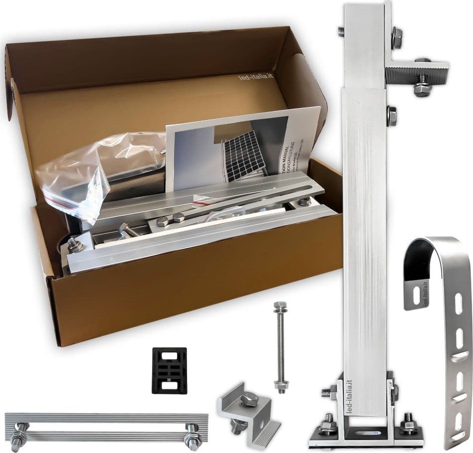 V-TAC-KIT-di-Montaggio-da-Balcone-per-Pannello-Solare-Fotovoltaico-Inclinazione-Regolabile-SKU-11587