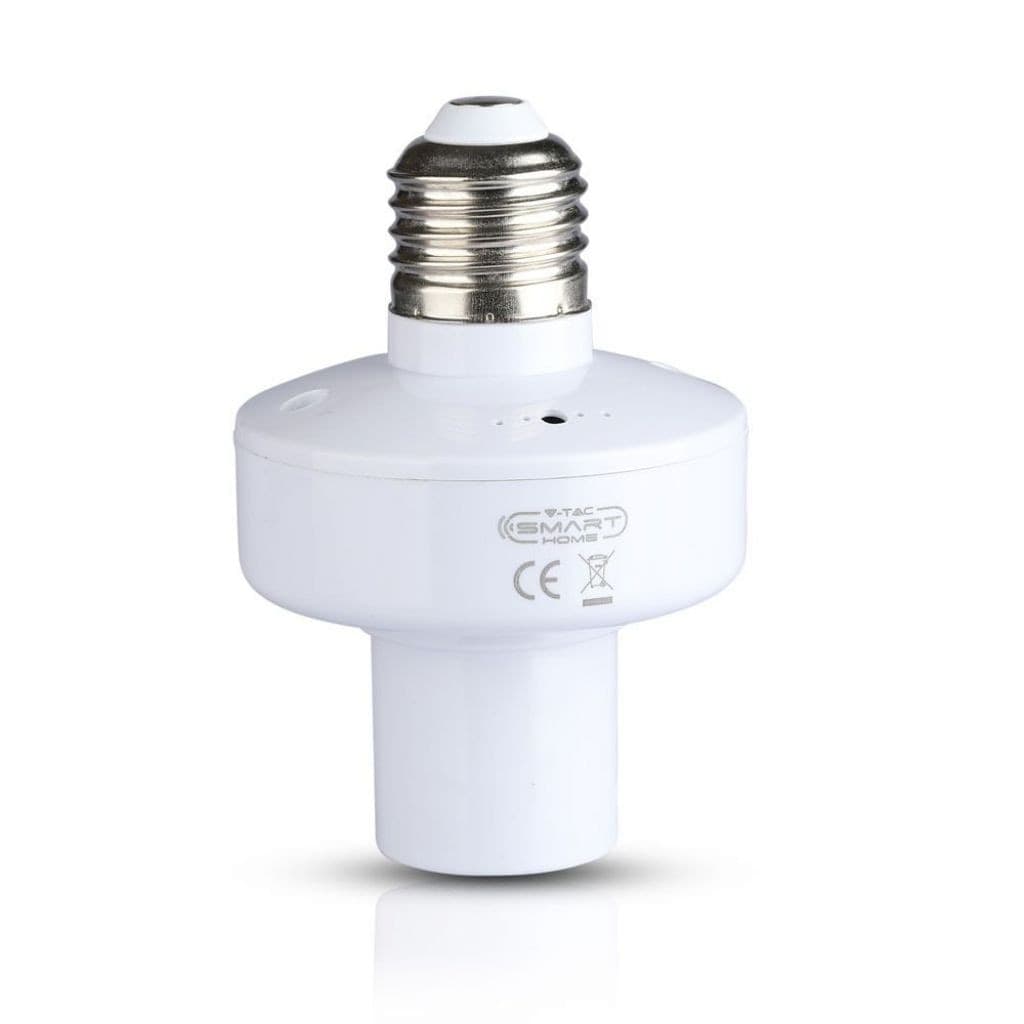 V-Tac Smart VT-5007 Portalampada per Lampadine E27 Wi-Fi Colore Bianco - SKU 8421 Illuminazione/Lampadine/Lampadine a LED Zencoccostore - Formia, Commerciovirtuoso.it
