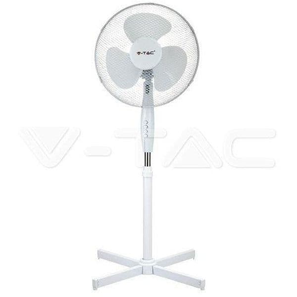 V-TAC VT-4016-3 VENTILATORE A PIANTANA 40W 3 PALE IN PLASTICA COLORE BIANCO ALTEZZA 1200MM - SKU 7922 Fai da te/Prodotti per la costruzione/Riscaldamento e raffreddamento/Sistemi mobili di climatizzazione/Ventilatori/Ventilatori a piantana Zencoccostore - Formia, Commerciovirtuoso.it