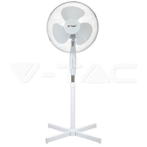 V-TAC VT-4016-3 VENTILATORE A PIANTANA 40W 3 PALE IN PLASTICA COLORE BIANCO ALTEZZA 1200MM - SKU 7922 Fai da te/Prodotti per la costruzione/Riscaldamento e raffreddamento/Sistemi mobili di climatizzazione/Ventilatori/Ventilatori a piantana Zencoccostore - Formia, Commerciovirtuoso.it