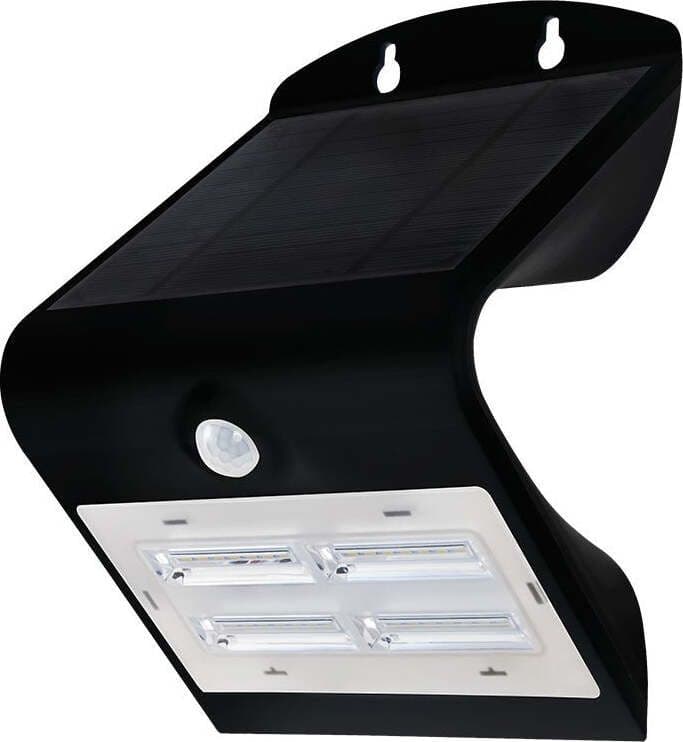 V-Tac VT-768 Lampada da Muro LED 3W Bianca o Nera con Pannello Solare e Sensore Crepuscolare e Movimento -SKU 7523- SKU 7528 Illuminazione/Illuminazione per esterni/Lampade da parete Zencoccostore - Formia, Commerciovirtuoso.it