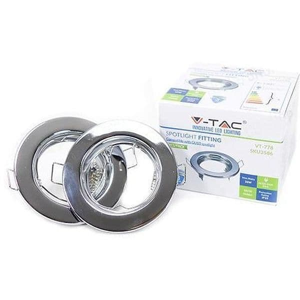 V-TAC-VT-778-2-PORTAFARETTI-FISSI-ROTONDI-cromato-lucido-DA-INCASSO-PER-LAMPADINE-GU10-E-GU5.3
