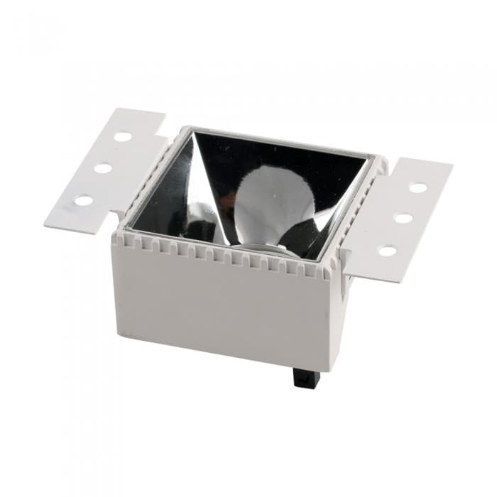 V-TAC VT-890 Portafaretto LED da Incasso Quadrato GU10 Colore Bianco e Cromato - SKU 8880 Illuminazione/Illuminazione per interni/Luci da incasso/Portafaretti da incasso Zencoccostore - Formia, Commerciovirtuoso.it
