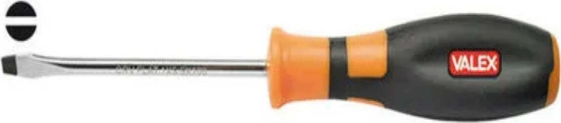 VALEX---CACCIAVITE-PUNTA-FLAT-MAGNETICA-PER-VITI-CON-PRONTA-A-TAGLIO-6,5x100MM