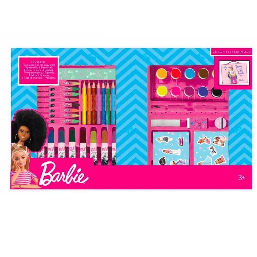 Valigetta Con Colori Acquerelli Barbie Set Per Colorare Gioco Per Bimbe 52 Pezzi Casa e cucina/Hobby creativi/Pittura/Pennelli Trade Shop italia - Napoli, Commerciovirtuoso.it