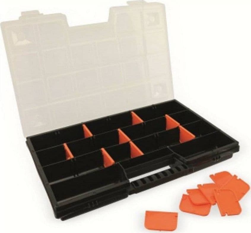 Valigetta Porta Minuteria Tool Box Ferramenta A Scomparti 28,5 X 19 X 3,5 Cm Fai da te/Organizzazione casa e magazzini/Organizzazione di utensili/Vaschette porta utensili Trade Shop italia - Napoli, Commerciovirtuoso.it