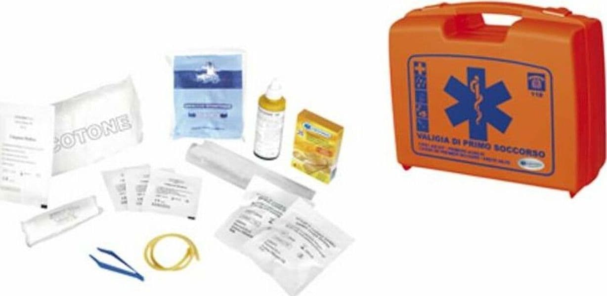 Valigetta pronto soccorso piccola completa di kit medicazione