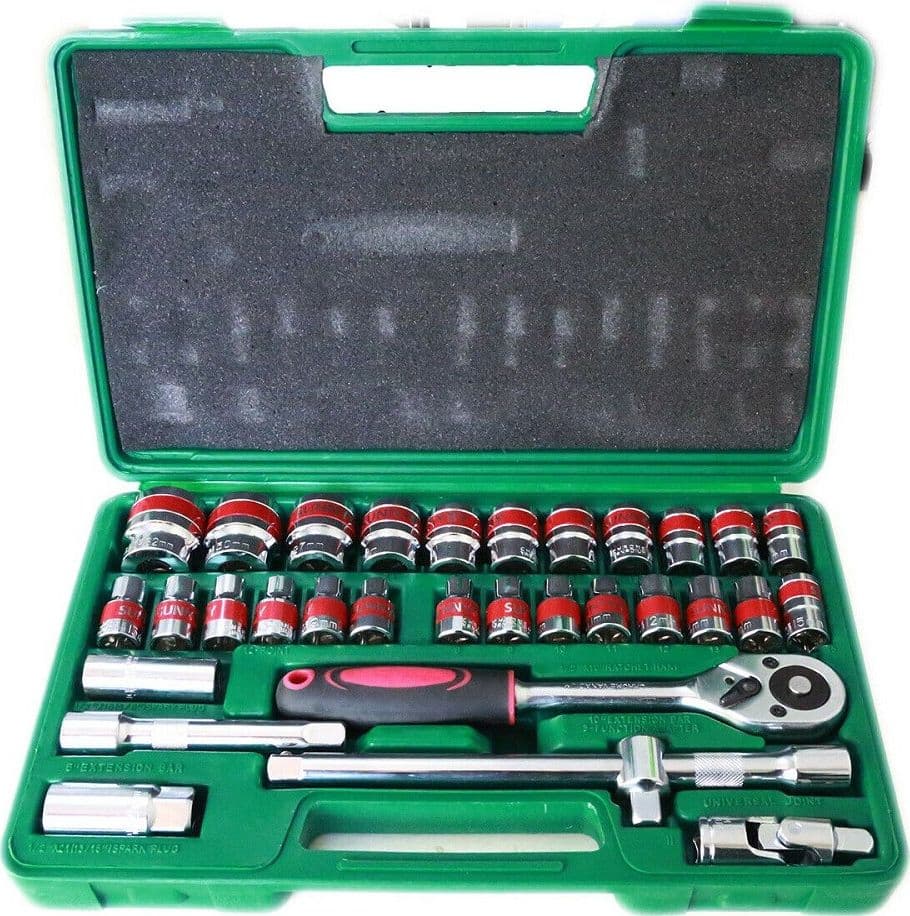 VALIGIA SET CHIAVI A BUSSOLA 32 PEZZI VANADIUM CON CRICCHETTO 32 PZ VANADIUM