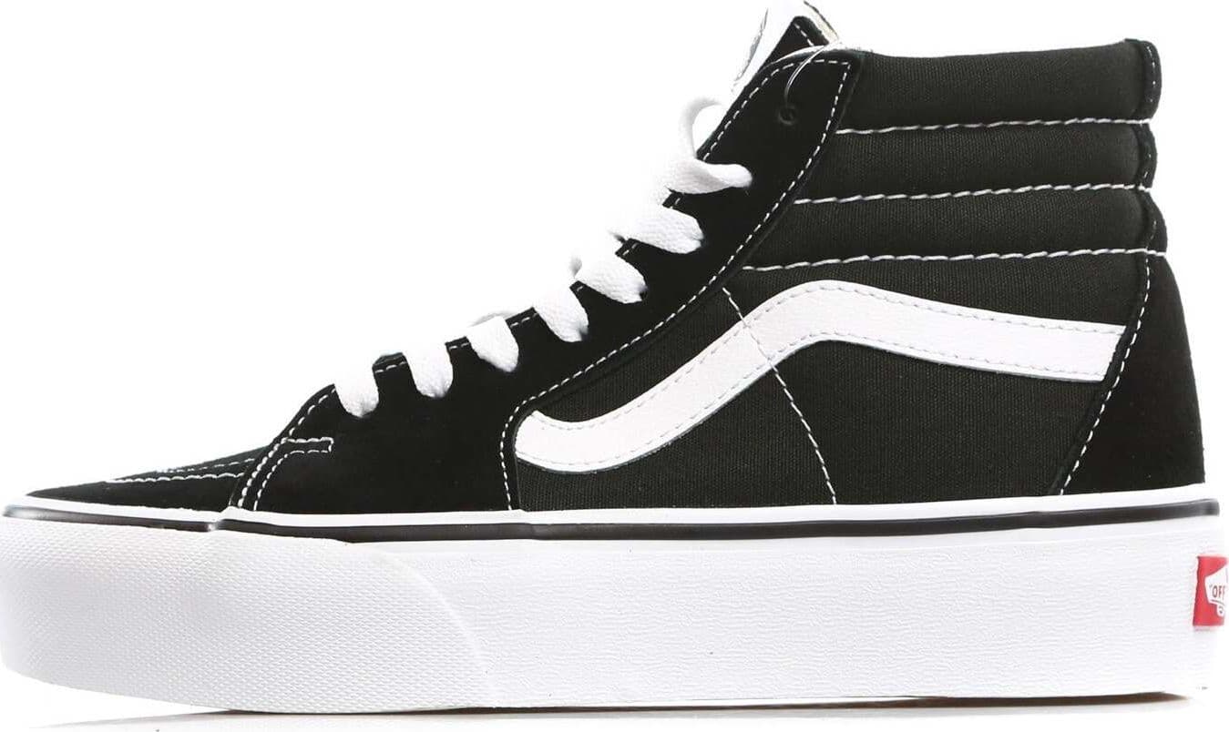 VANS-Scarpa-Alta-Donna-Sk8-hi-Platform-2.0-Black/true-White-da-donna