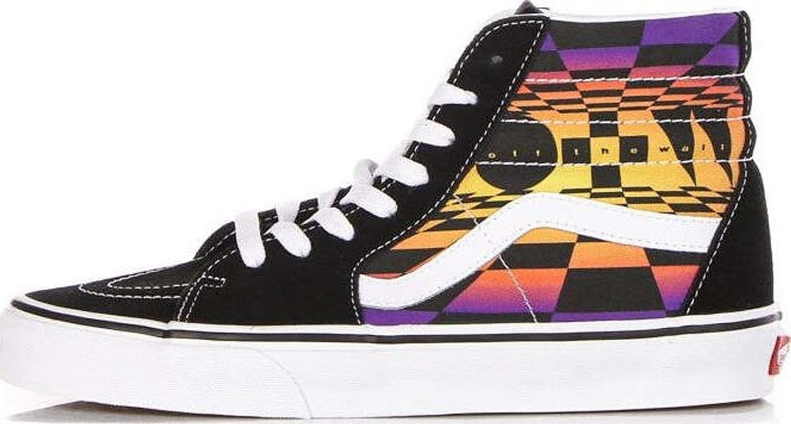 VANS-Scarpa-Alta-Uomo-Sk8-hi-(graphic-Check)-Black/multi-da-uomo