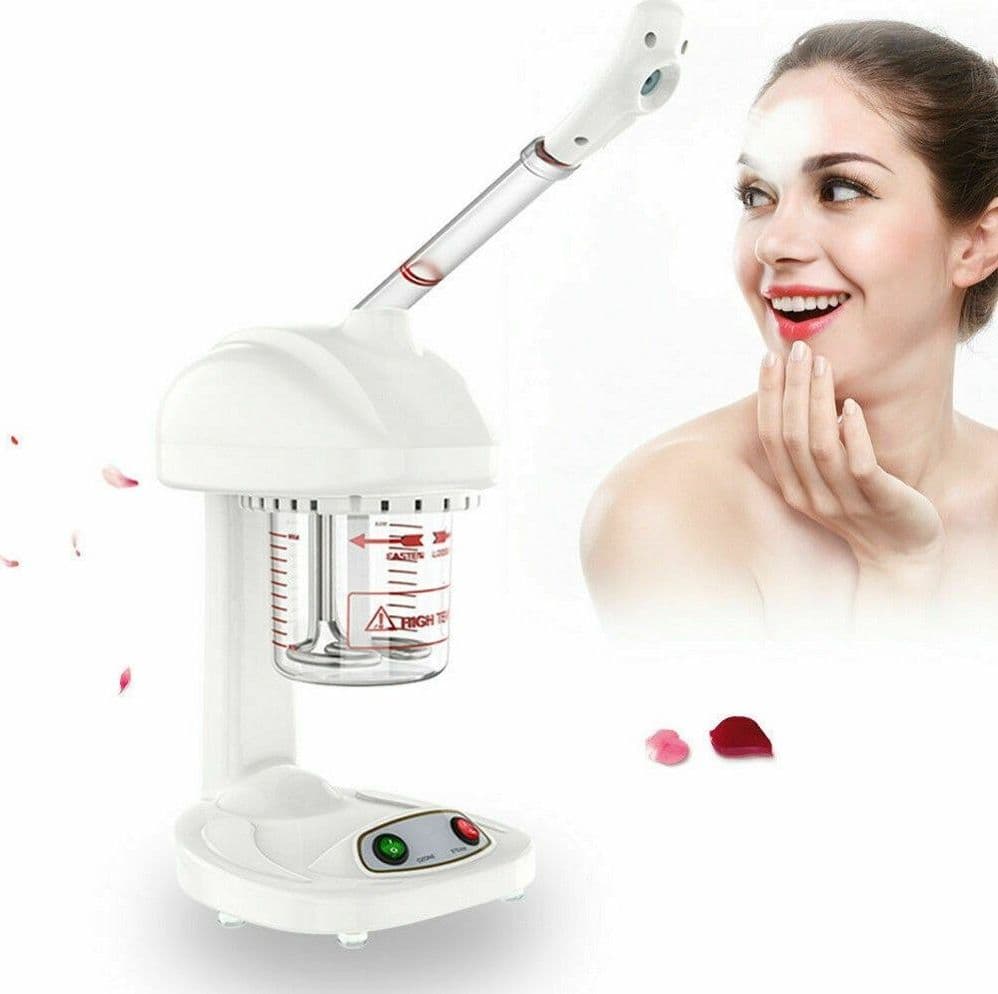 VAPORIZZATORE OZONO PULIZIA DEL VISO ESTETICA DA TAVOLO PORTATILE PROFESSIONALE