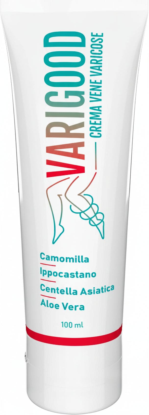 Varigood Crema Vene Varicose E Capillari Rotti Circolazione Gambe Piedi Gonfie Antistress Rinfrescante Con Centella Asiatica Aloe Vera Pack 100ml