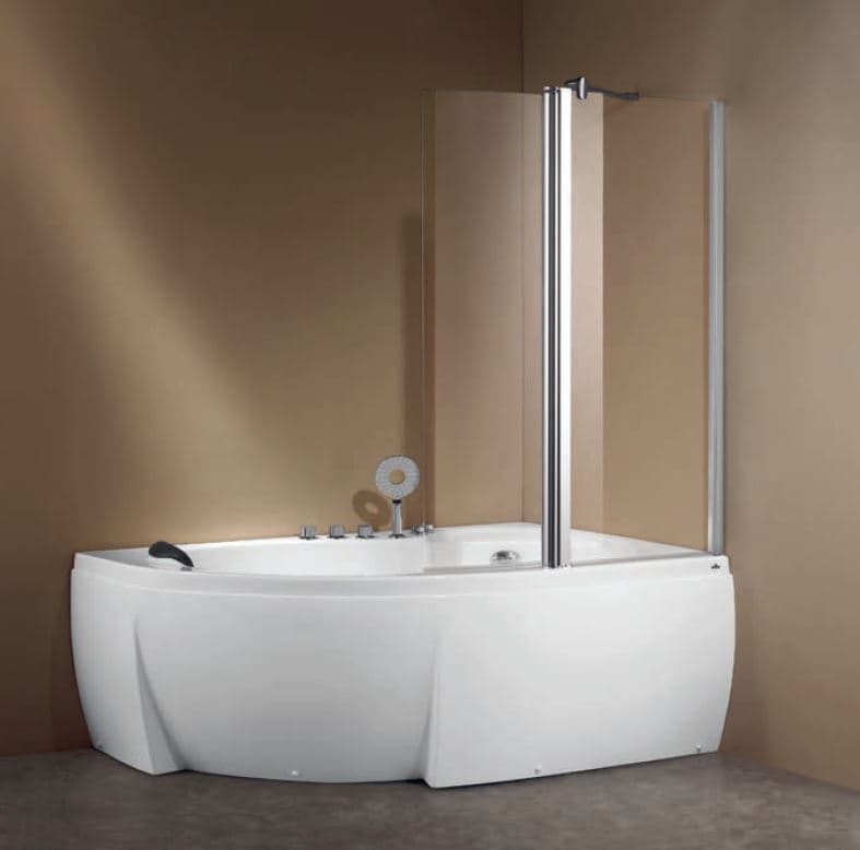 Vasca Idromassaggio Combinata Con Parete Doccia Fai da te/Attrezzature per cucine e bagni/Attrezzature per bagni/Vasche da bagno/Vasche da bagno con piedini Shopbagno.it - Roma, Commerciovirtuoso.it
