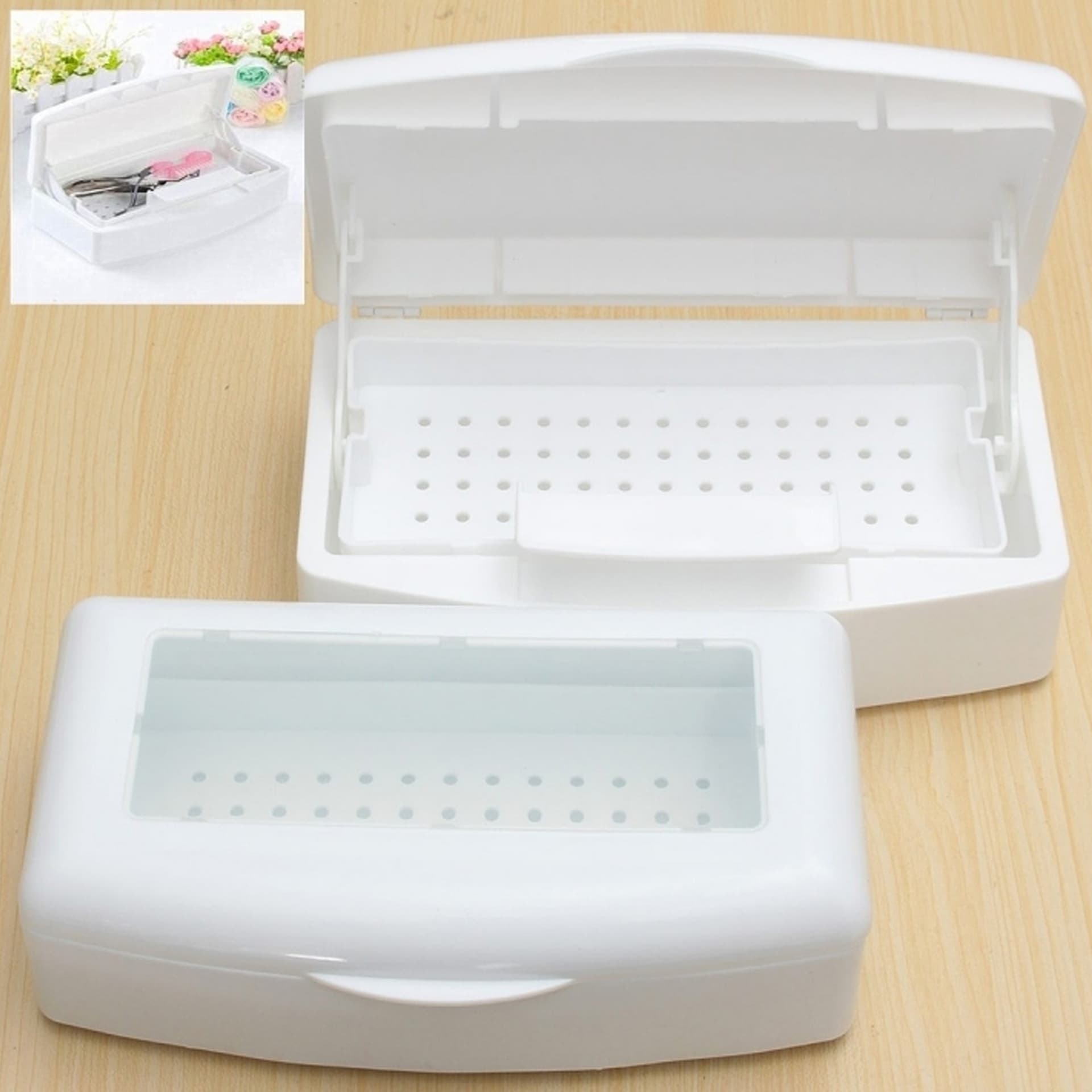 VASCHETTA DISINFETTANTE PER STRUMENTI MANICURE PEDICURE STERILIZZATORE ESTETICA Bellezza/Manicure e pedicure/Decorazioni per unghie/Attrezzatura per Nail Art/Kit di decorazione Trade Shop italia - Napoli, Commerciovirtuoso.it