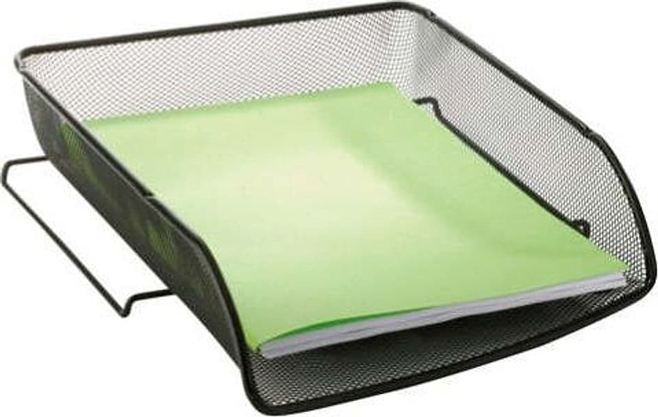 Vaschetta portacorrispondenza Mesh - rete metallica - 27x6 5x34 cm - nero - Alba Cancelleria e prodotti per ufficio/Archivio ufficio e accessori per scrivania/Archivio ufficio/Cartelle/Portariviste Eurocartuccia - Pavullo, Commerciovirtuoso.it
