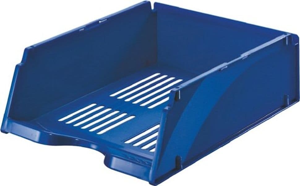 Vaschetta portacorrispondenza Transit Jumbo - 26 8x33 8x11 5 cm - blu - Esselte Cancelleria e prodotti per ufficio/Archivio ufficio e accessori per scrivania/Archivio ufficio/Cartelle/Portariviste Eurocartuccia - Pavullo, Commerciovirtuoso.it