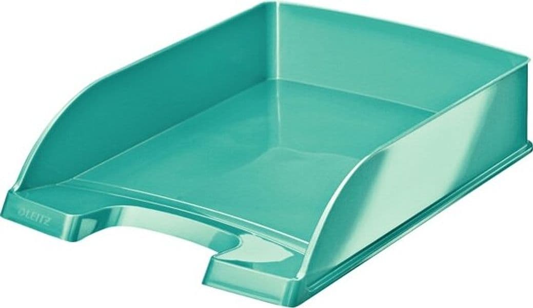 Vaschetta portacorrispondenza WOW - 25 5x35 7x7 cm - 22x30 cm - acqua marina - Leitz Cancelleria e prodotti per ufficio/Archivio ufficio e accessori per scrivania/Archivio ufficio/Cartelle/Portariviste Eurocartuccia - Pavullo, Commerciovirtuoso.it