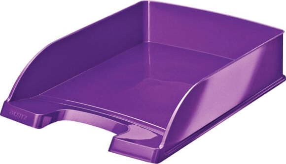 Vaschetta portacorrispondenza WOW - 25 5x35 7x7 cm - 22x30 cm - viola - Leitz Cancelleria e prodotti per ufficio/Archivio ufficio e accessori per scrivania/Archivio ufficio/Cartelle/Portariviste Eurocartuccia - Pavullo, Commerciovirtuoso.it