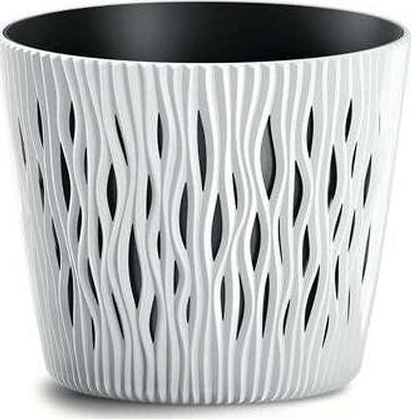 Vaso-rotondo-2-in-1-in-plastica-Prosperplast-Sandy-⌀-26-cm