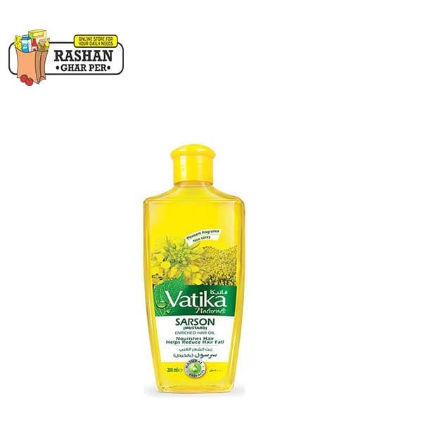 Vatika Mustard Hair Oil 200 ml PER CAPELLI PAESE DI ORIGINE INDIA LIMITED in Oli per capelli Agbon - Martinsicuro, commercioVirtuoso.it