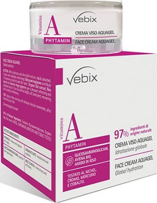 Vebix Phytamin A Aquagel Crema Giorno 50ml Crema Idratante per il Viso in Creme Farmacia Centrale M.le Iadevaia - Maddaloni, commercioVirtuoso.it