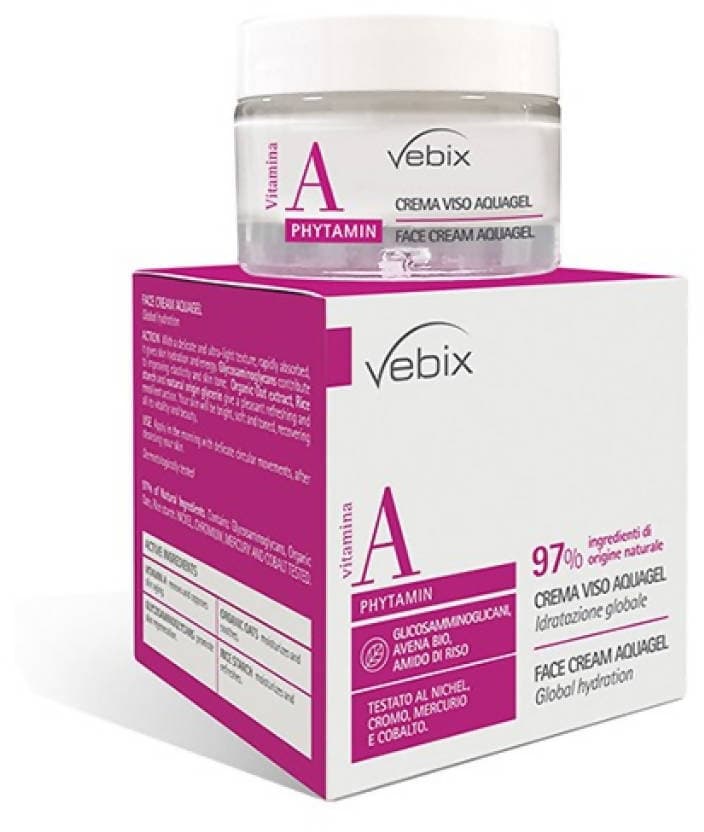 Vebix Phytamin A Aquagel Crema Giorno 50ml Crema Idratante per il Viso in Creme Farmacia Centrale M.le Iadevaia - Maddaloni, commercioVirtuoso.it
