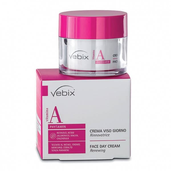 Vebix Phytamin Crema Viso Giorno Rinnovatrice 50 Ml Crema Anti Rughe Anti Età in Creme Farmacia Centrale M.le Iadevaia - Maddaloni, commercioVirtuoso.it