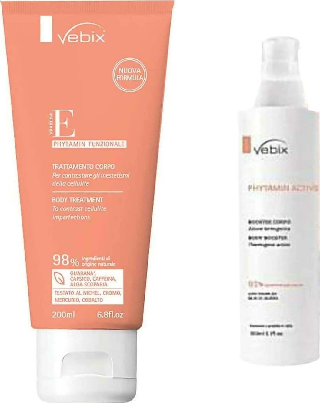 Vebix Trattamento Cellulite Intensivo Phytamin Trattamento Corpo Funzionale Inestetismi Cellulite + Booster Cellulite Attivatore Effetto Caldo In Spray in Rassodanti e tonificanti per il corpo Farmacia Centrale M.le Iadevaia - Maddaloni, commercioVirtuoso.it