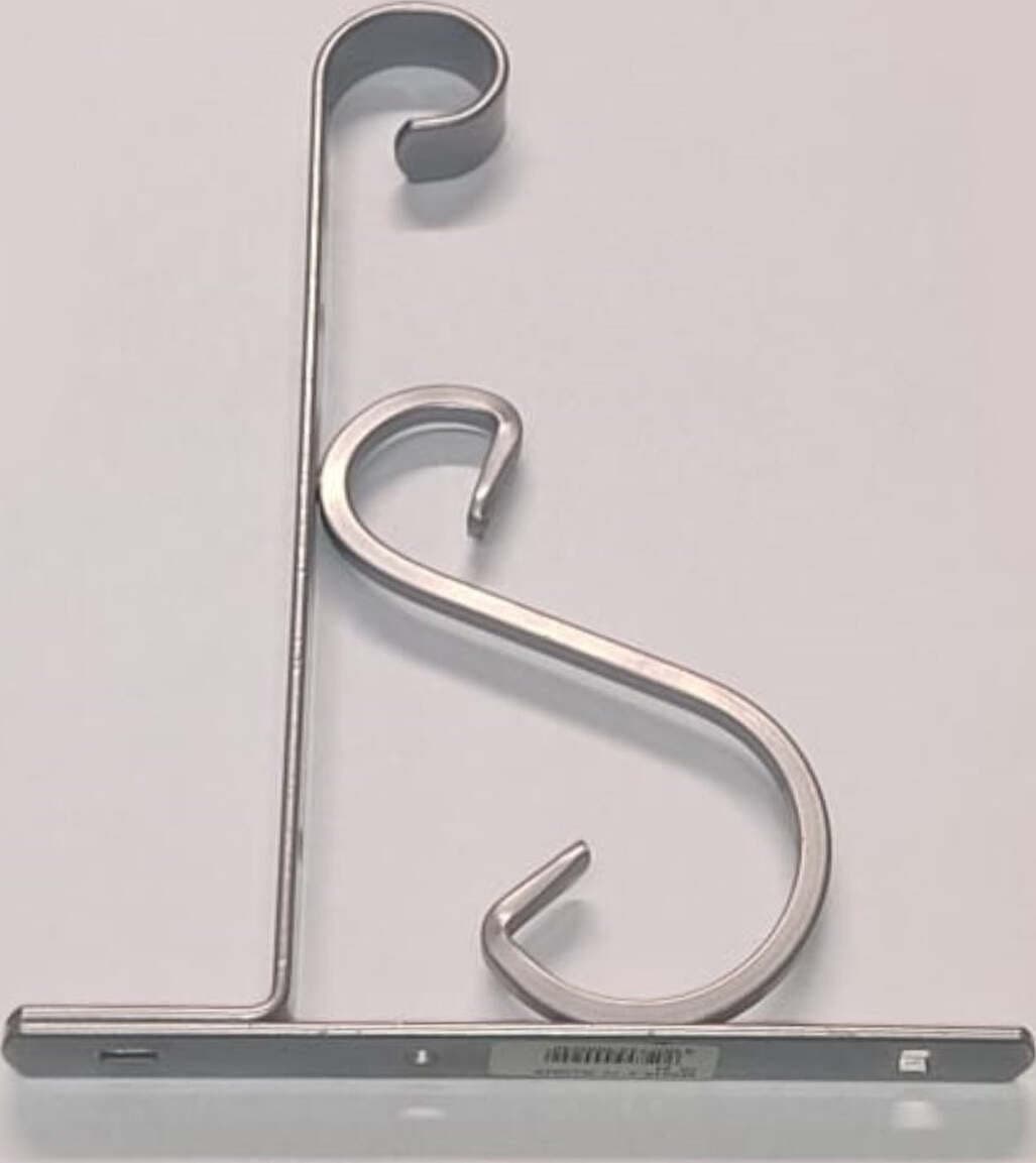 VECA---REGGIMENSOLA-PER-TV-PER-ARREDO-CASA-24CM---COLORE-ALLUMINIO-VERNICIATO