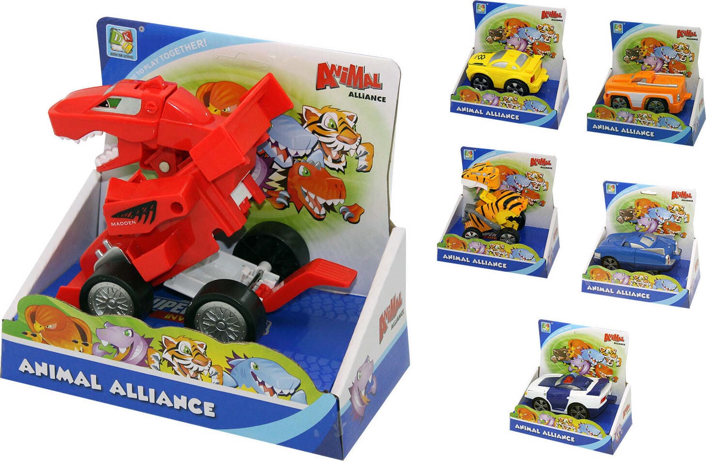 Veicoli-trasformabili-animali-buffi-Kidz-Corner