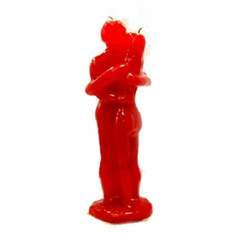 VELÒN PAREJA ENTRELAZADA ROJA CANDELA ROSSA COPPIA ABBRACCIATA