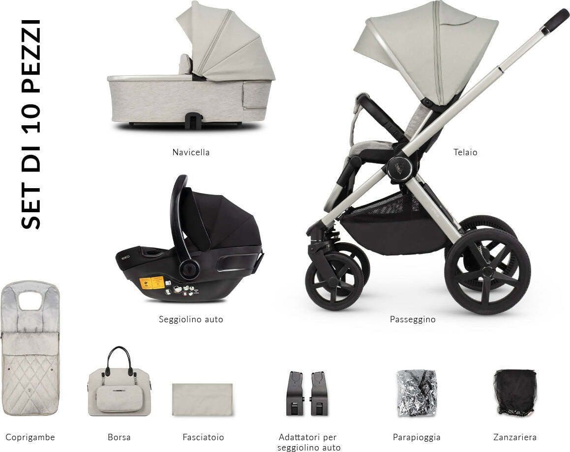 Venicci-Duo-Upline-Moonstone-Passeggino