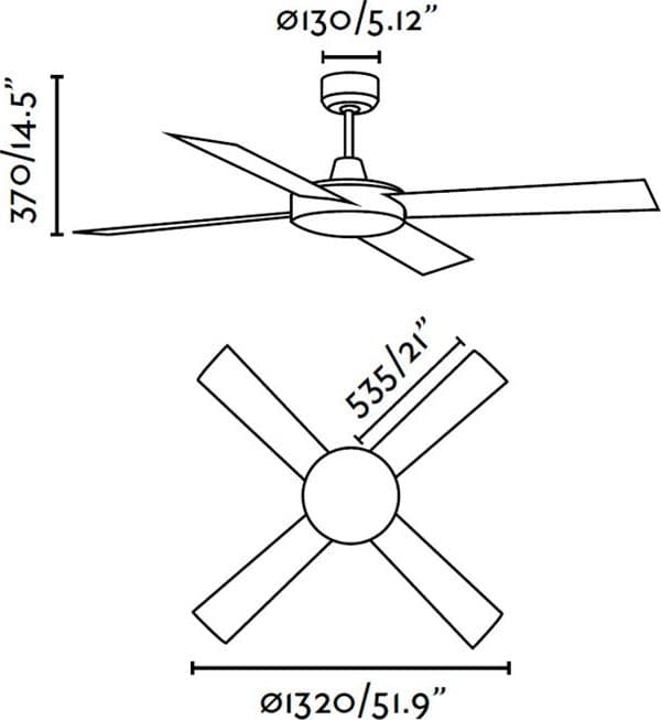 Faro Barcelona Ventilatore da Soffitto Mallorca in Ventilatori da soffitto con lampada Brilla Luce - Sarzana, commercioVirtuoso.it
